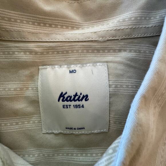 Katin Men's Button Up Shirt - Size M - Picture 6 of 7